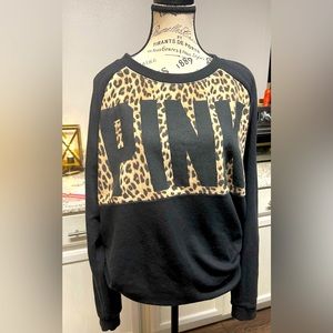 PINK Victoria’s Secret animal print sweatshirt